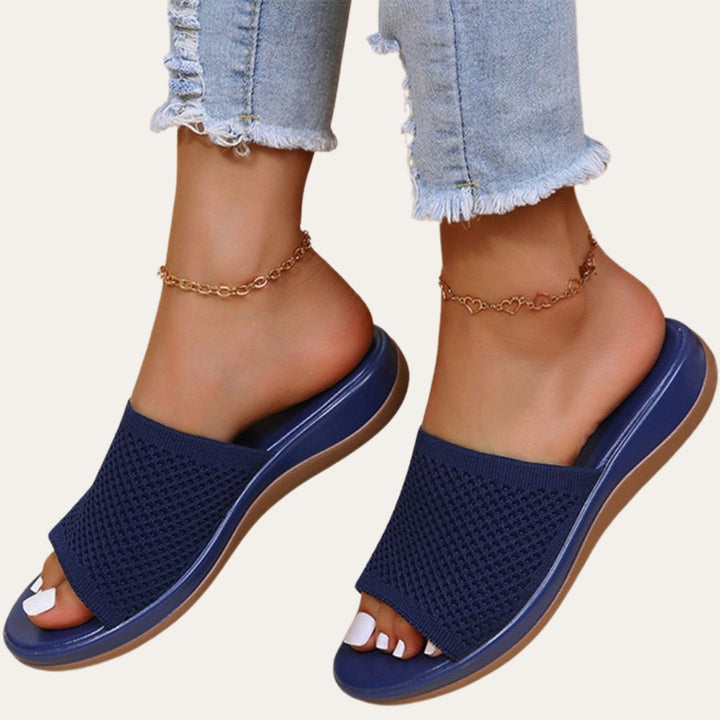 Orthopädische Sandalen Damen Mesh Slip-On Komfort | Vestea