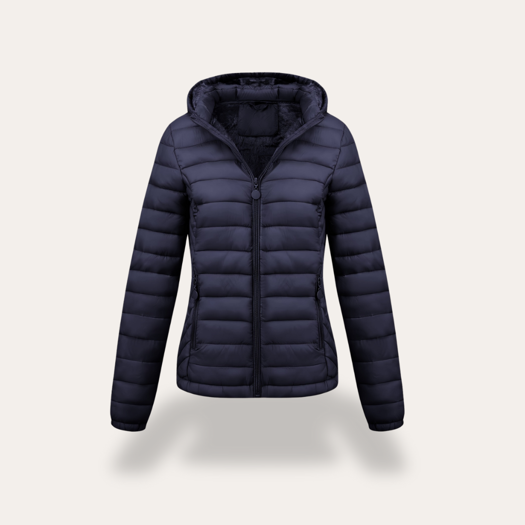 Damen Steppjacke mit Kapuze für den Winter | Vestea