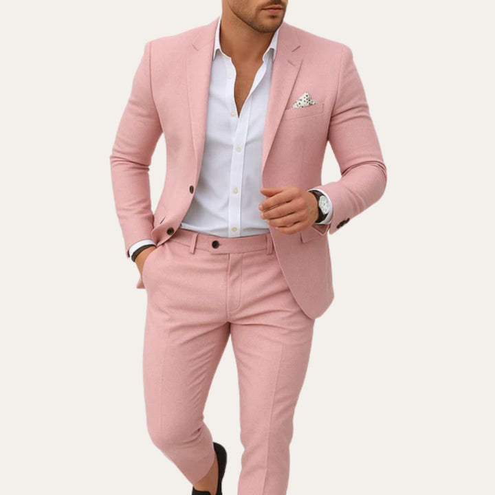Herren Leinen Anzug Slim Fit | Vestea