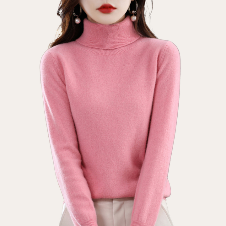 Damen Rollkragenpullover Kaschmir-Mischung | Vestea