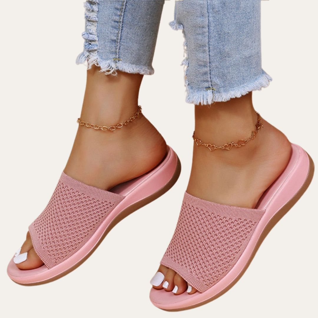 Orthopädische Sandalen Damen Mesh Slip-On Komfort | Vestea
