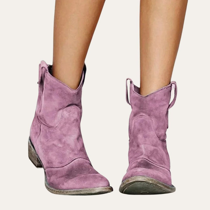 Cowboystiefel Damen Wildleder Western | Vestea