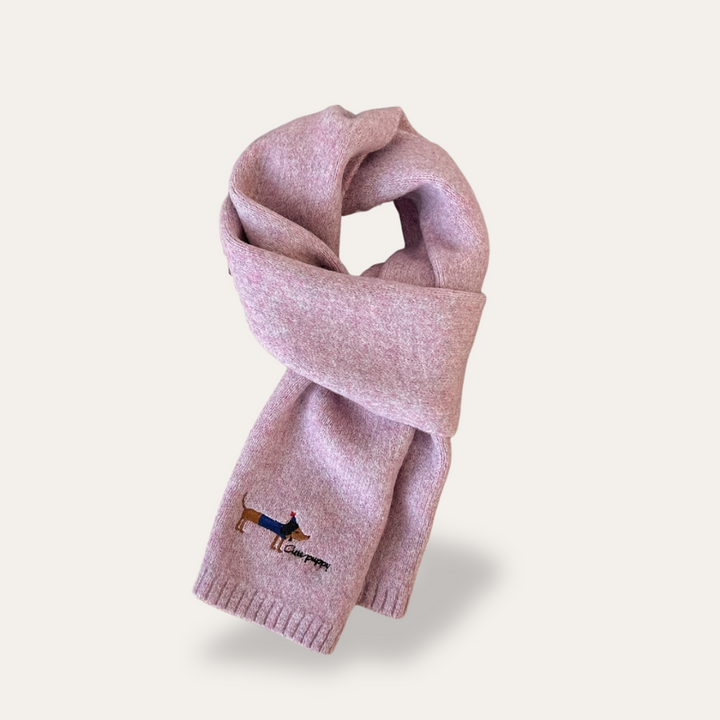 Damen Schal mit Hundemuster | Vestea
