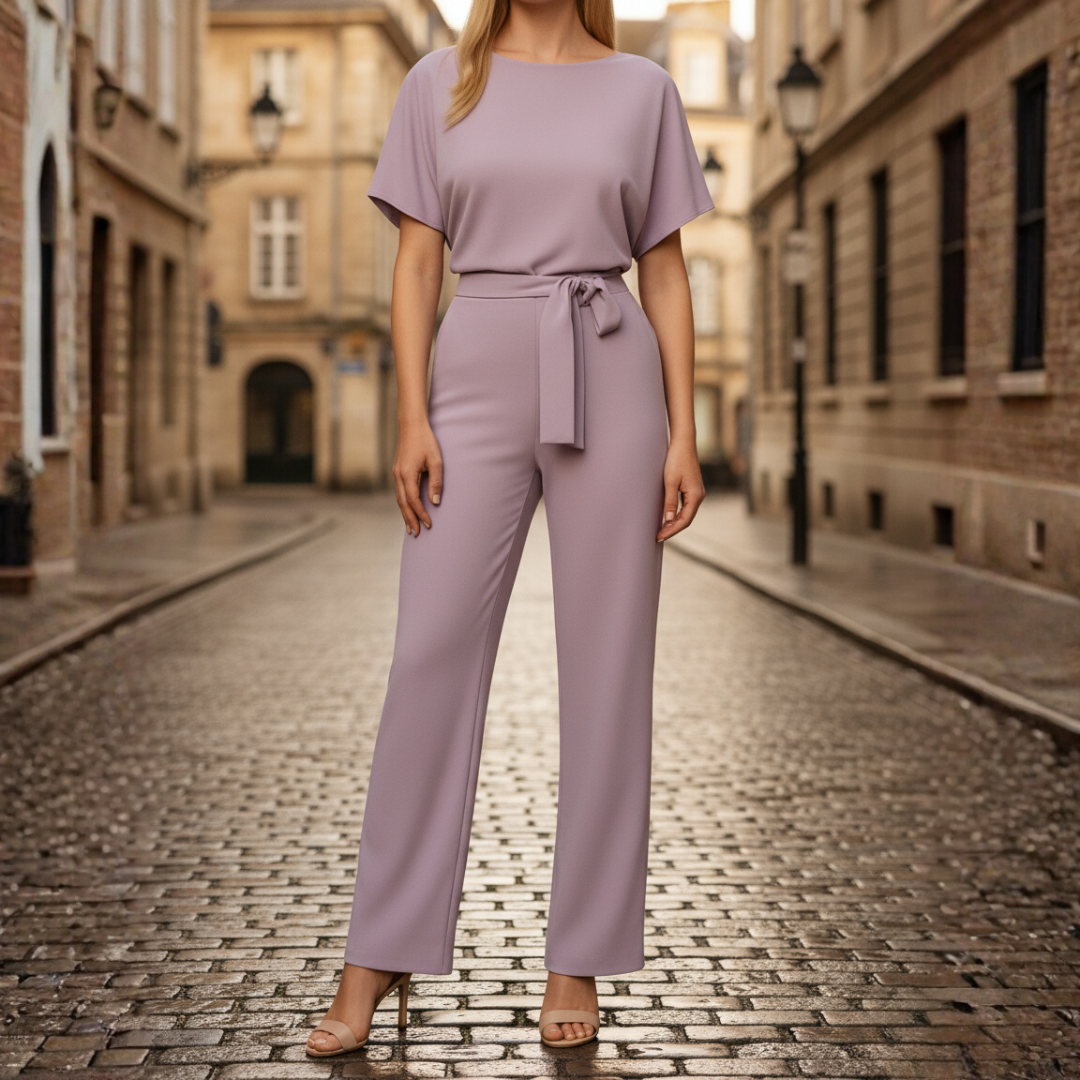Damen Overall aus Polyester mit Gürtel | Vestea