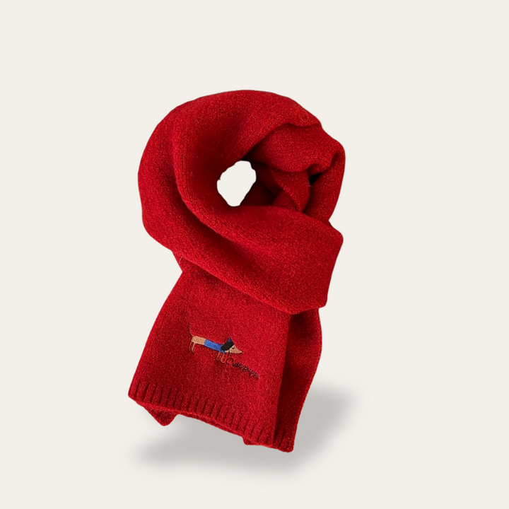 Damen Schal mit Hundemuster | Vestea