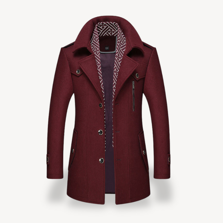 Herren Peacoat mit Fleece-Innenfutter | Vestea