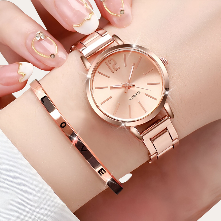 Vestea | Damen Quarz Uhr – Edelstahl Elegante Armbanduhr