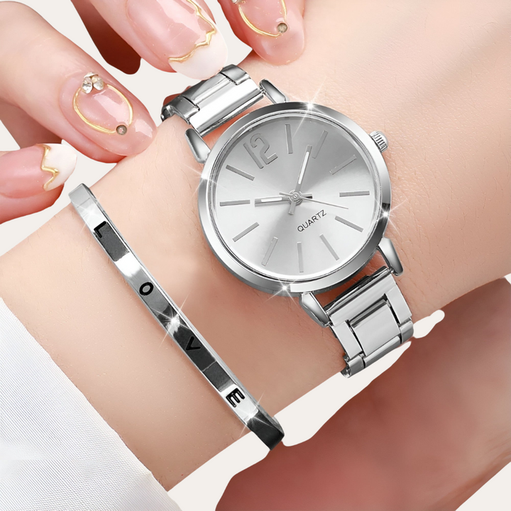 Vestea | Damen Quarz Uhr – Edelstahl Elegante Armbanduhr