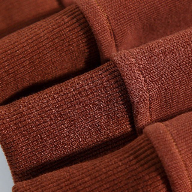 Unisex Cotton Polo Sweatshirt | Striped Varsity Relaxed Fit View 11
