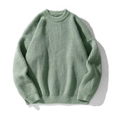 Unisex Raglan Sleeve Rib Sweater | Crewneck Relaxed Fit