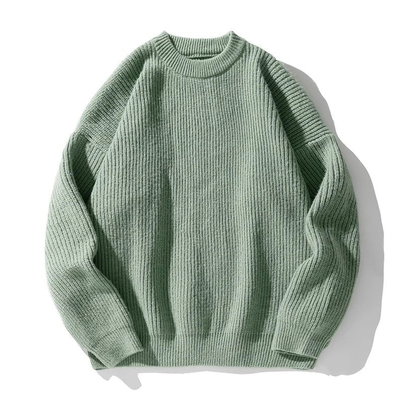 Unisex Raglan Sleeve Rib Sweater | Crewneck Relaxed Fit Hero