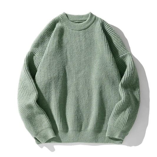 Unisex Raglan Sleeve Rib Sweater | Crewneck Relaxed Fit Hero