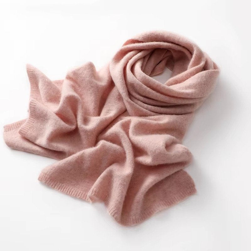 Unisex Ribbed Knit Scarf | Luxury Winter Wrap Full