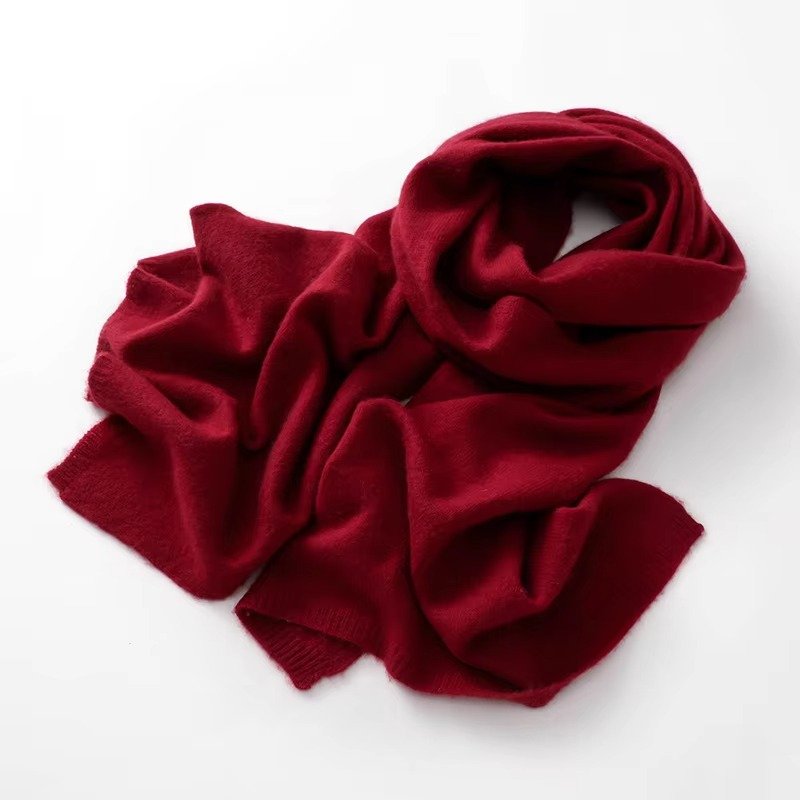 Unisex Ribbed Knit Scarf | Luxury Winter Wrap View 12