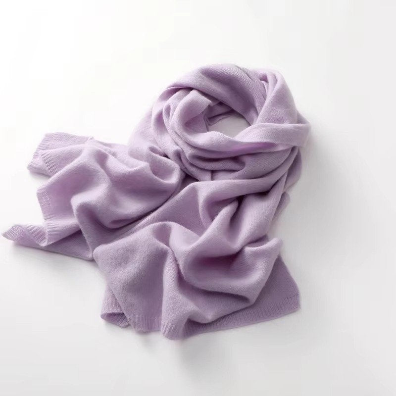 Unisex Ribbed Knit Scarf | Luxury Winter Wrap View 14