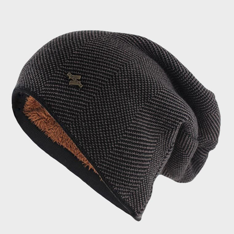 Unisex Slouchy Knitted Beanie | Cotton Wool Casual Front