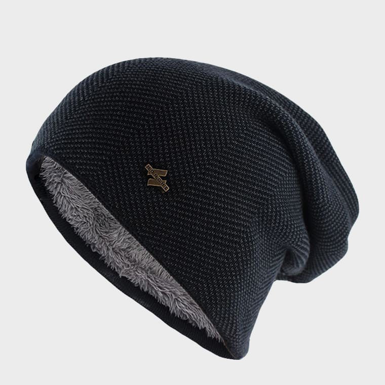 Unisex Slouchy Knitted Beanie | Cotton Wool Casual Hero