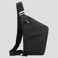 Unisex Waterproof Anti Theft Shoulder Bag | Triangular Front
