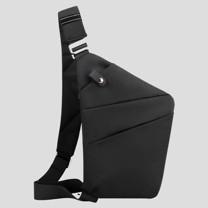 Unisex Waterproof Anti Theft Shoulder Bag | Triangular Front