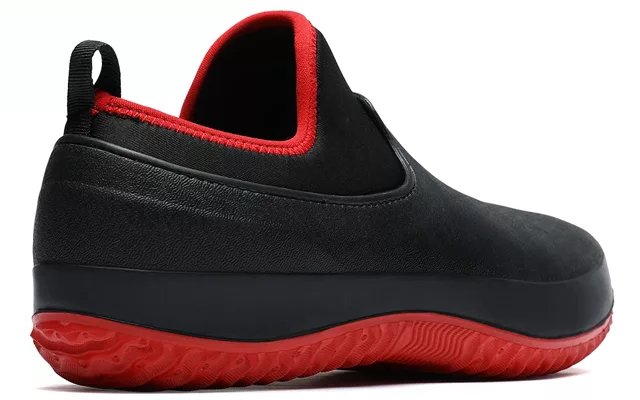 Unisex Waterproof Slip-On Work Shoes | Contrast Sole Grip Back