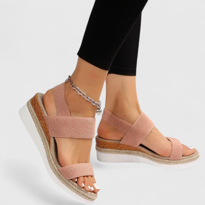Women's Orthopedic Sandals Adjustable Strap Arch Support Cushioned Sole Open Toe