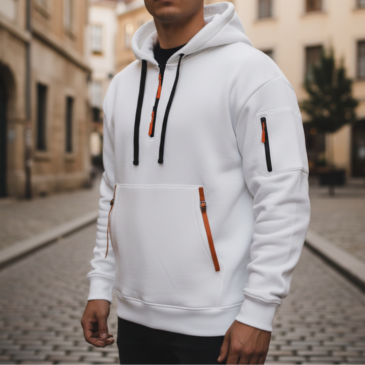 Herren Kapuzenpullover mit Reißverschluss | Vestea