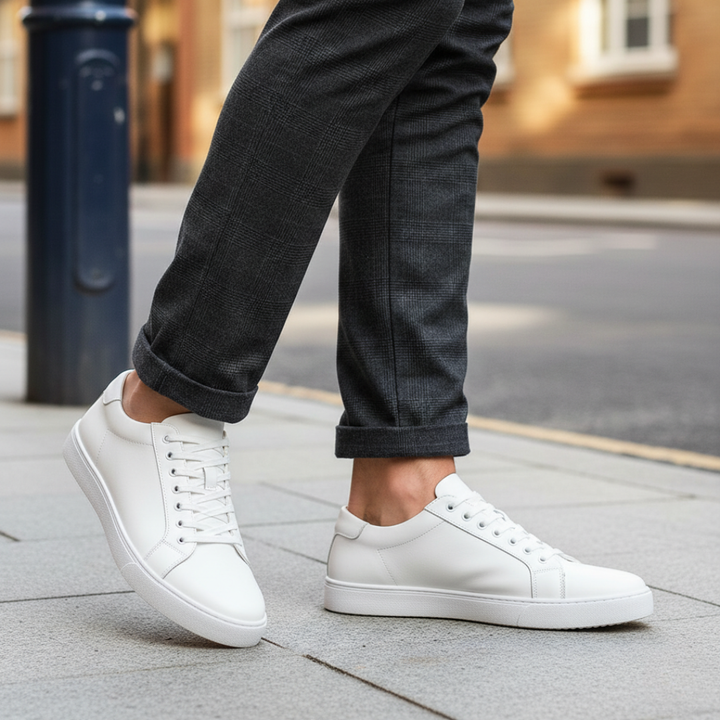 Men Orthopedic Synthetic Leather Casual Sneakers