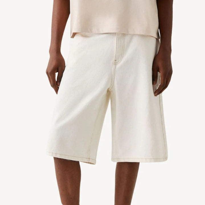 Herren Weite Baggy-Jeans-Shorts | Vestea
