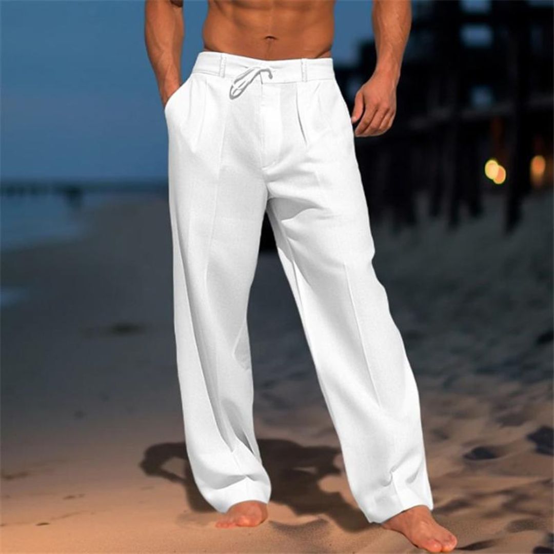 Herren Leinenhose Strand | Vestea
