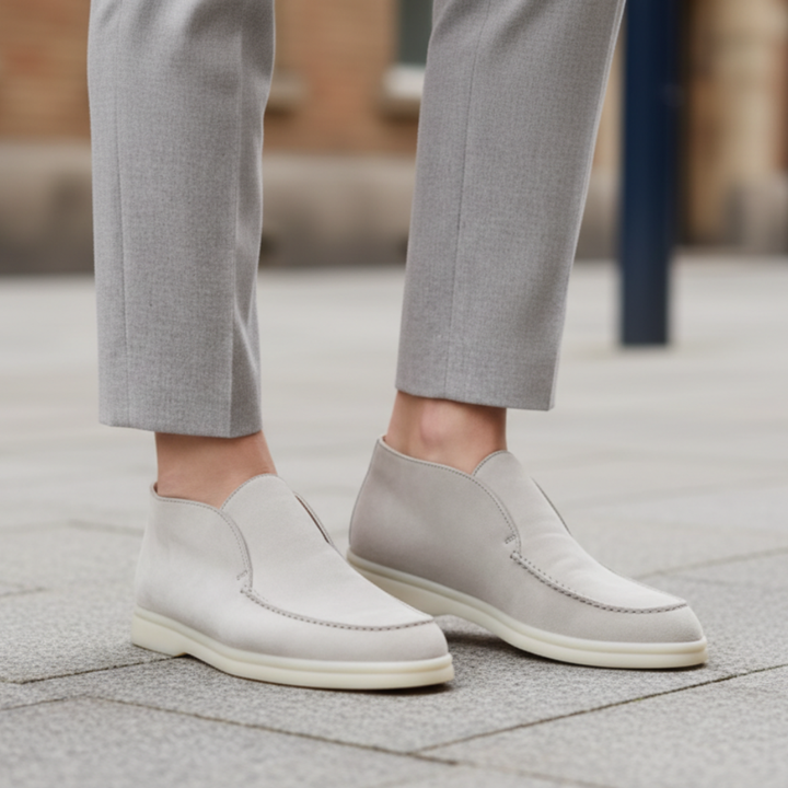 Men Orthopedic Synthetic Suede Slip-On Boots