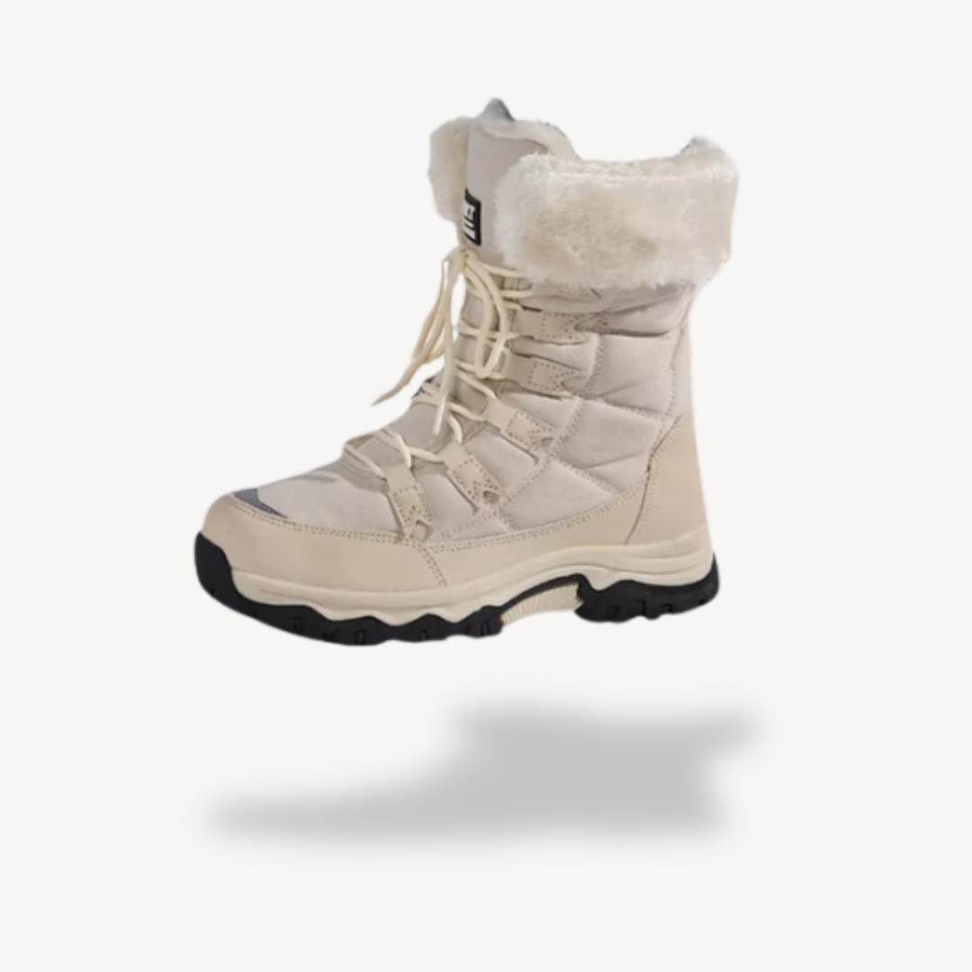 Orthopädische Gepolsterte Fellgefütterte Schneestiefel für Damen | Vestea