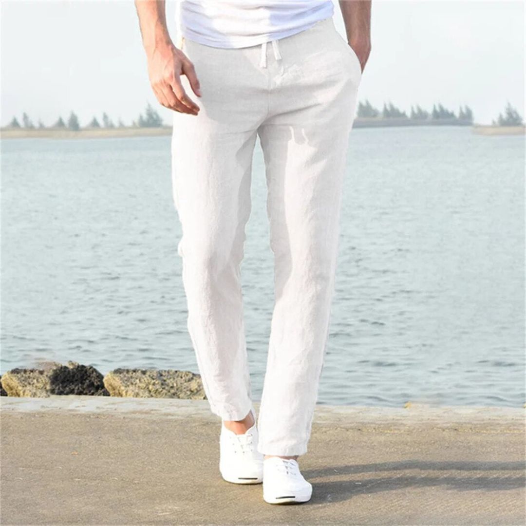 Vestea | Herren Leinenhose Sommerhose Atmungsaktiv