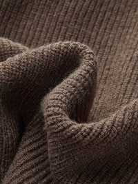 Women's 2 in 1 Ribbed Cutout Sweater | Open Elbow Knit Angle
