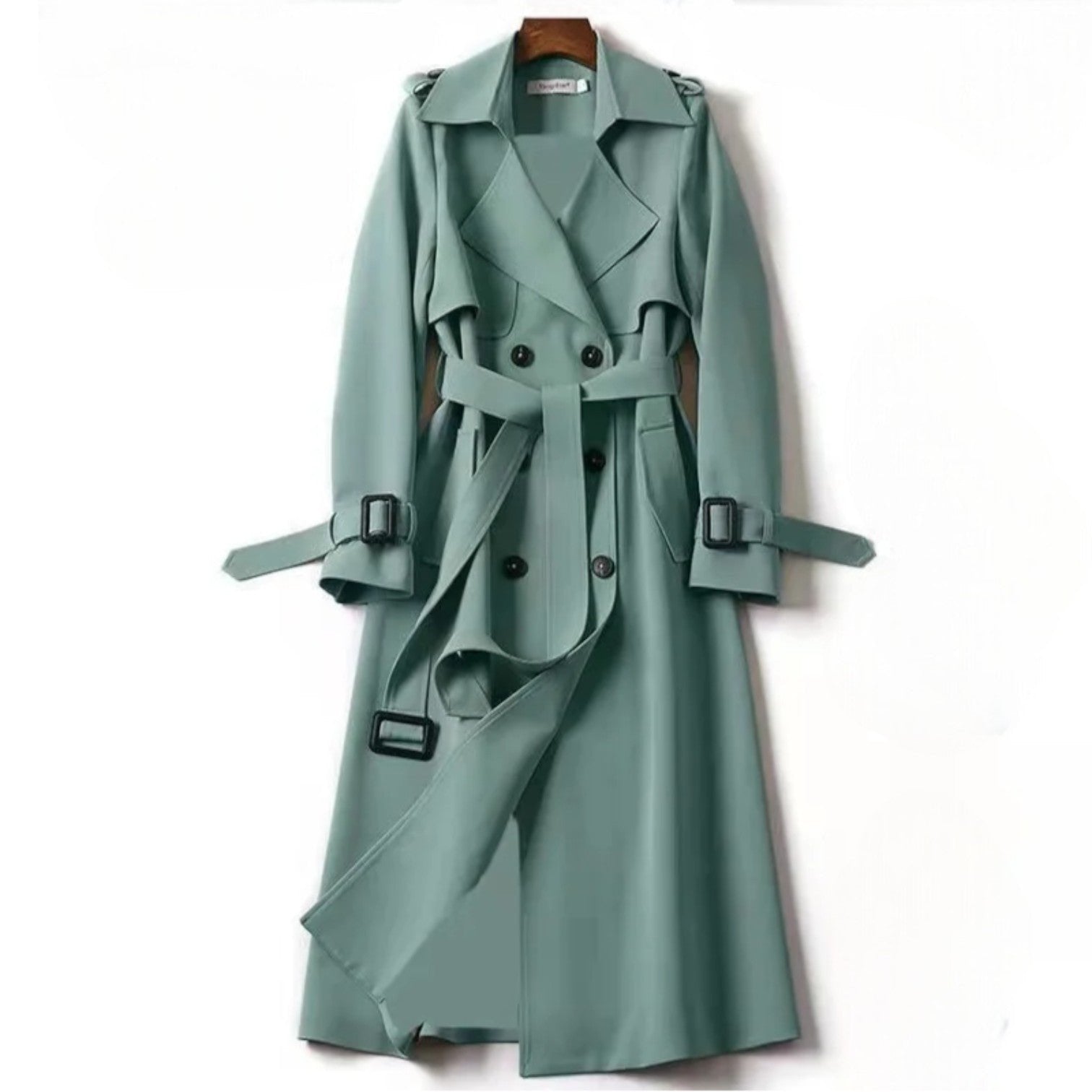 Women's Belted A-Line Trench Coat | Full-Length Tailored Fit Hero