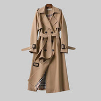 Women's Belted Trench Coat | Double-Breasted Midi Hero