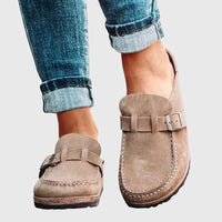Women's Buckle Strap Mule Clogs | Slip-On Casual Hero