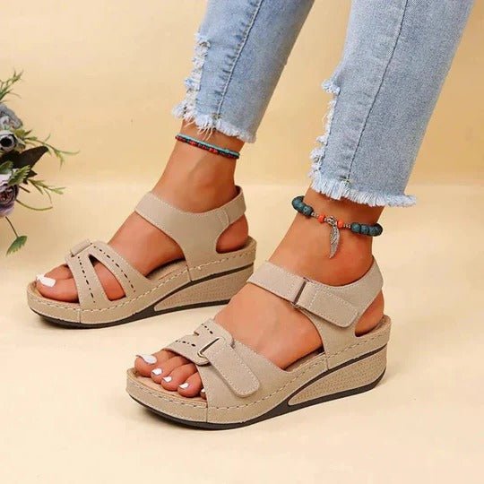Women's Buckle Strap Walking Sandals | Adjustable Detail