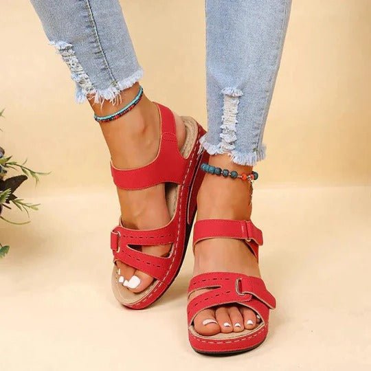 Women's Buckle Strap Walking Sandals | Adjustable Front