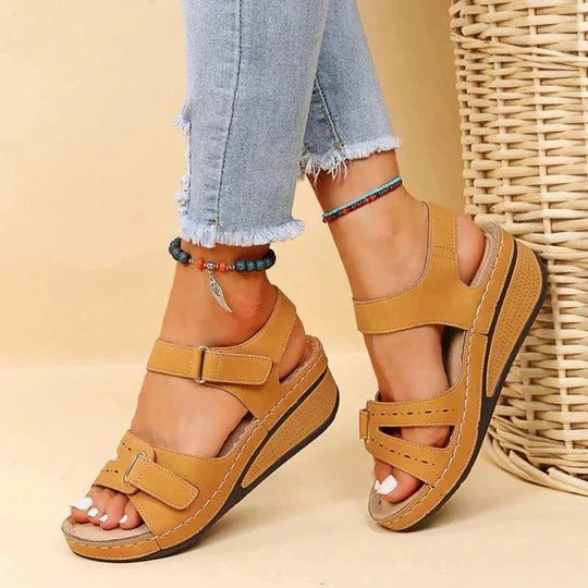 Women's Buckle Strap Walking Sandals | Adjustable Side