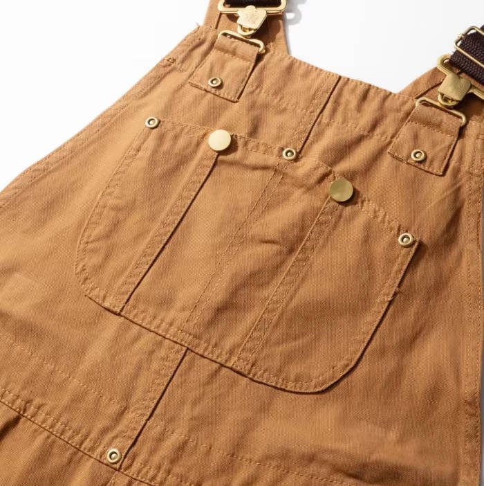 Women's Canvas Duck Bib Overalls | Adjustable Workwear Detail