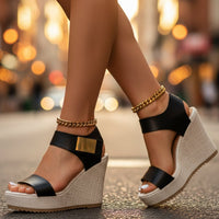 Women's Comfortable Orthopedic Sandals | Wedge Chain Strap Hero