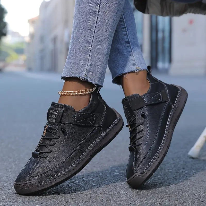 Women's Comfortable Supportive Sneakers | Velcro Slip-On Detail