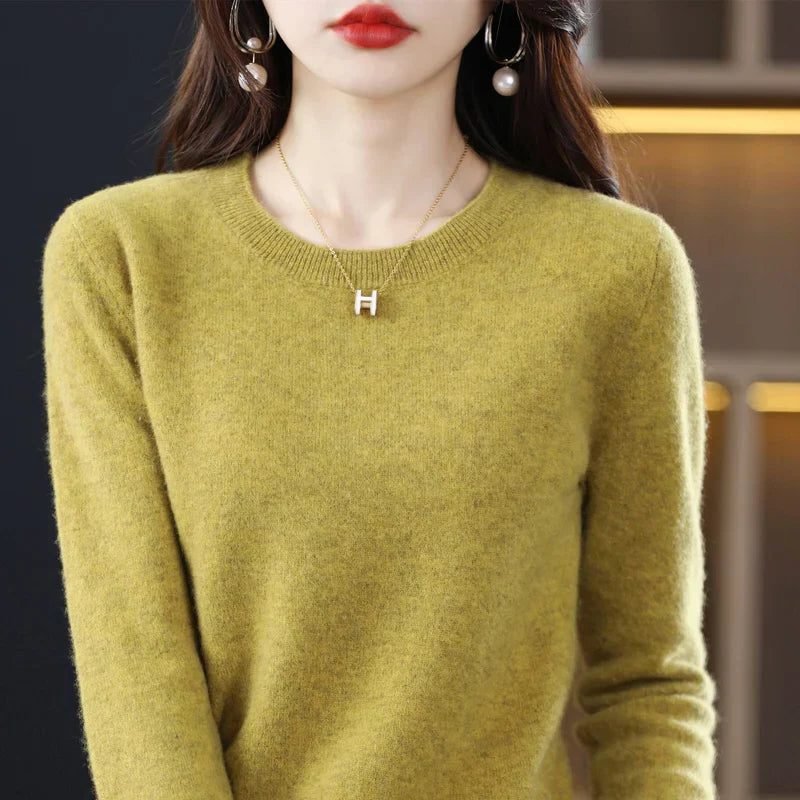 Women's Crew Neck Sweater | Soft Knit Everyday Layer Hero