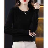 Women's Crew Neck Sweater | Soft Knit Everyday Layer View 16