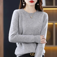 Women's Crew Neck Sweater | Soft Knit Everyday Layer View 17