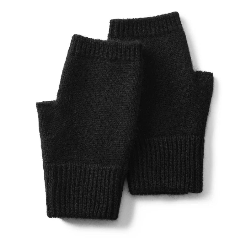 Women's Fingerless Mittens Gloves | Knit Wrist Warmer Detail