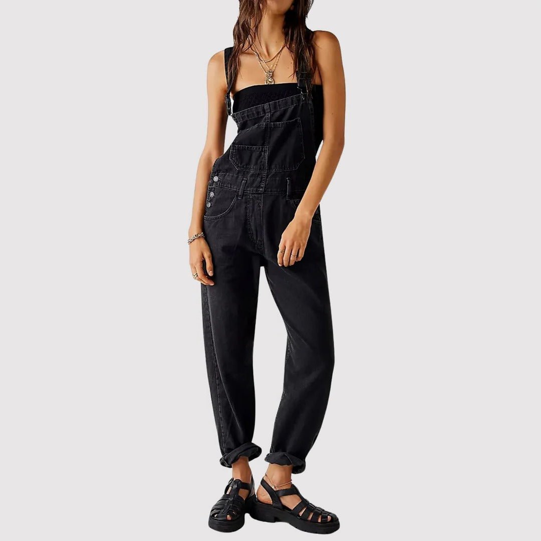 Women's Full-Length Dungarees | Adjustable Straps Detail