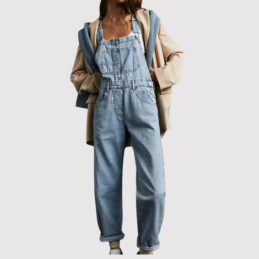 Women's Full-Length Dungarees | Adjustable Straps Hero
