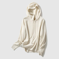 Women's Hooded Knitted Winter Sweater | Oversized Pullover Front