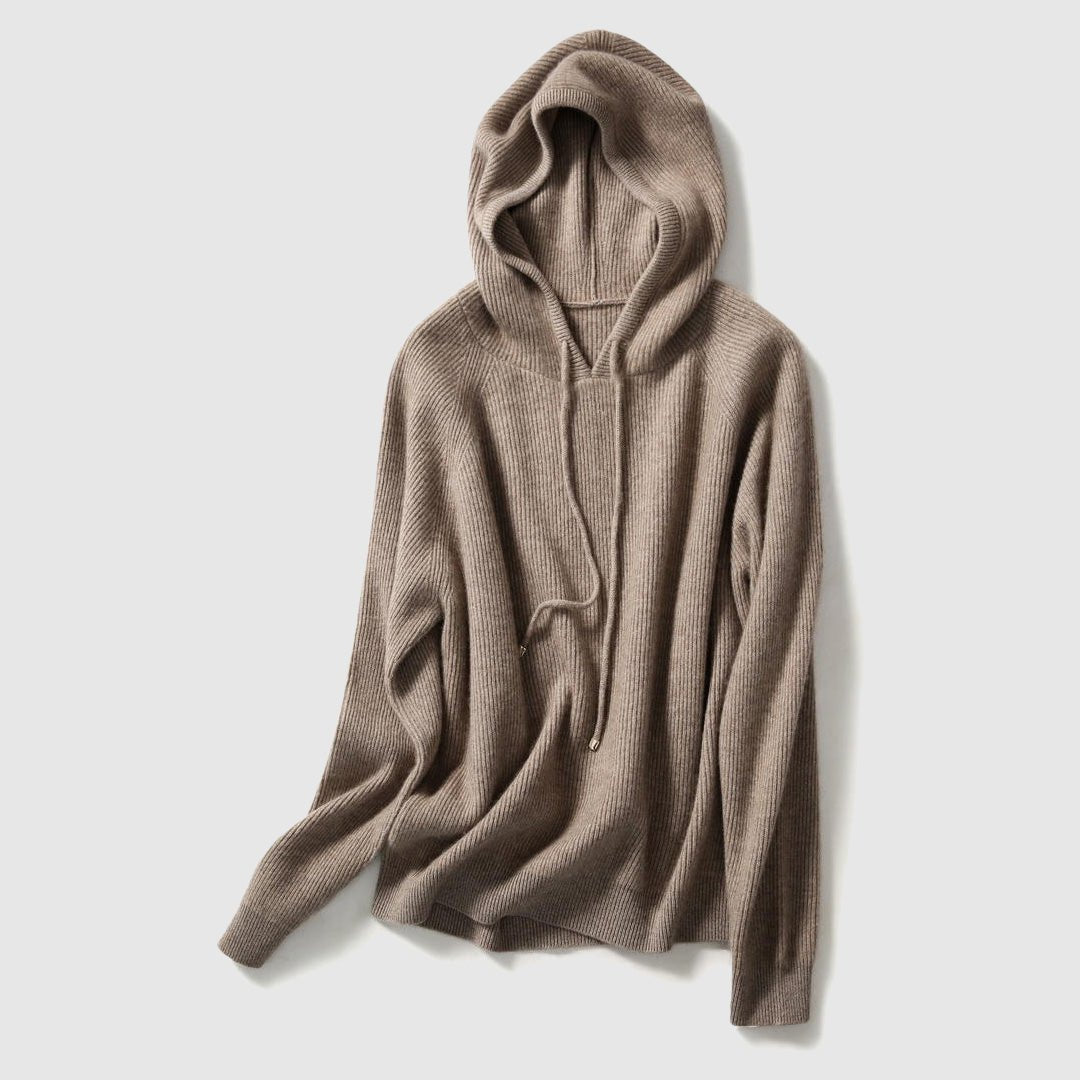 Women's Hooded Knitted Winter Sweater | Oversized Pullover Hero